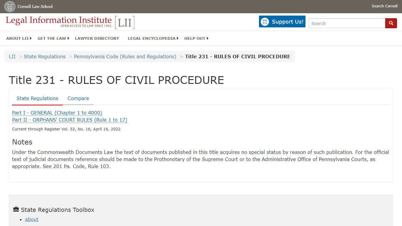 Title 231 - RULES OF CIVIL PROCEDURE - LII / Legal Information Institute